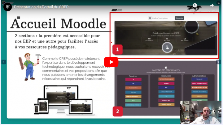 Le portail du CREP : la vidéo de présentation est disponible