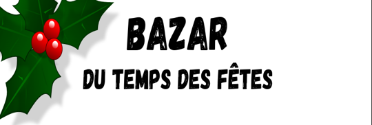 Des articles neufs à prix irrésistibles : bazar du temps des fêtes du Centre N a Rive
