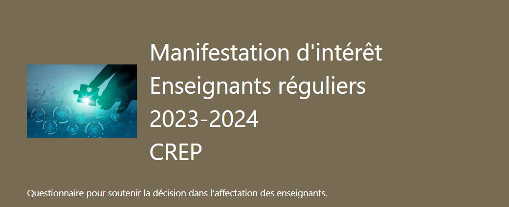 Opération importante pour les enseignants permanents : Manifestation d’intérêt pour 2023-2024