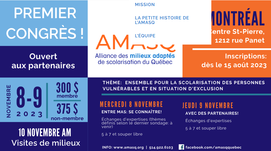 Congrès de l’AMASQ