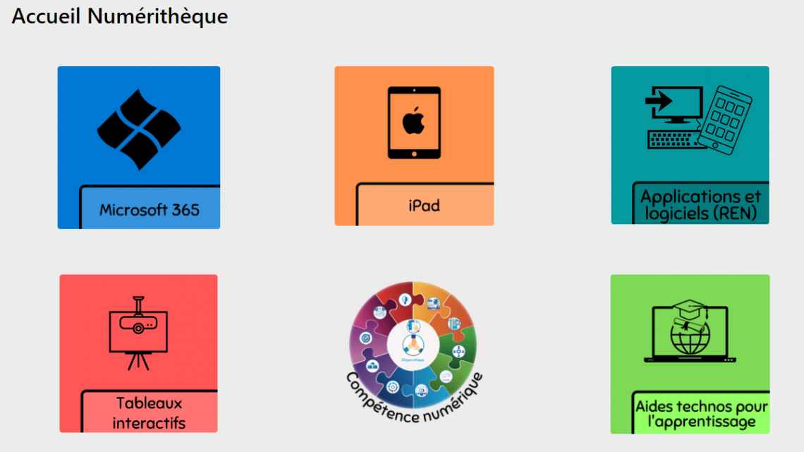 Actualités de la semaine de La Numérithèque du CSSDM