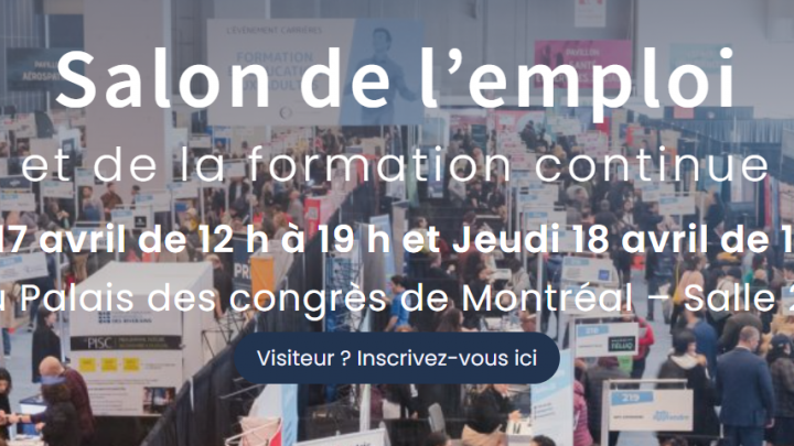 Salon de l’emploi et de la formation continue : 17 et 18 avril 2024