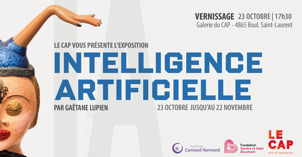 Invitation au vernissage au CAP: 23 octobre