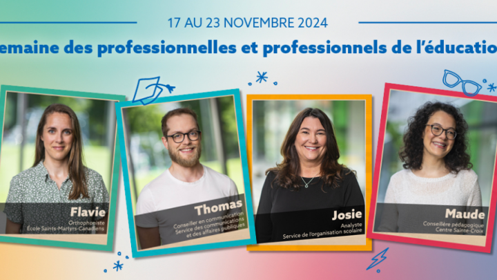 Semaine des professionnelles et professionnels de l’éducation, du 17 au 23 novembre 2024