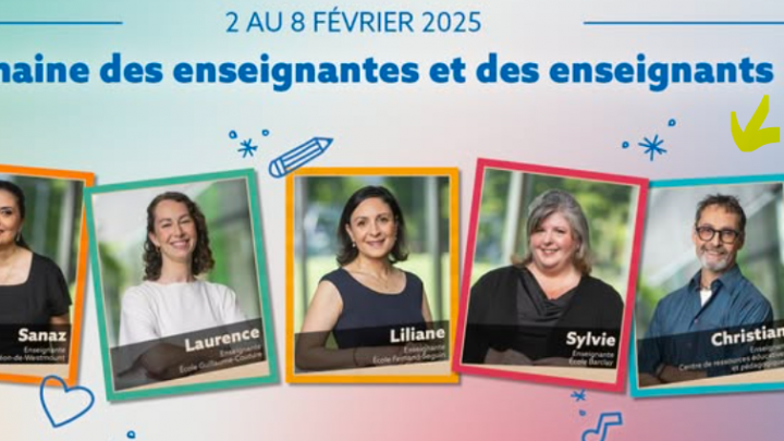 Bonne semaine des enseignants!