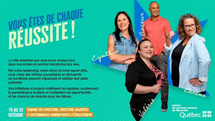 SEMAINE DES DIRECTIONS, DIRECTIONS ADJOINTES ET GESTIONNAIRES ADMINISTRATIFS D’ÉTABLISSEMENT