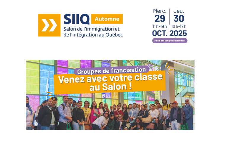 Salon de l&rsquo;immigration et de l&rsquo;intégration au Québec