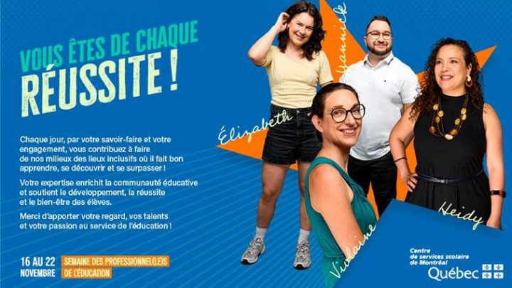 Bonne semaine des professionnel(le)s de l’éducation!