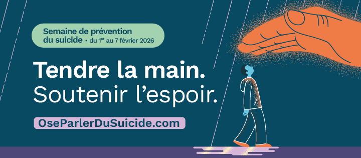 Semaine de prévention du suicide : 1er au 7 février 2026
