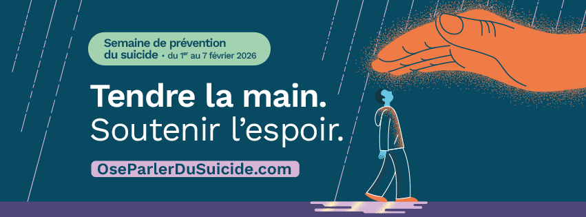 Semaine de prévention du suicide : 1er au 7 février 2026
